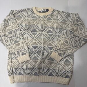Munsingwear 100% Cotton Textured Sweater XL